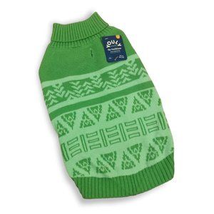 Youly Dog Size Large Trailblazer Teal Green Pet Sweater New